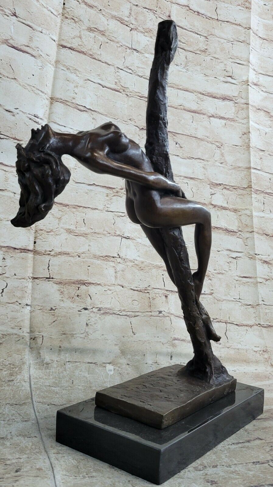 Art Deco/ Nouveau Special Patina Classic Nude Lady Bronze Sculpture Hot Cast Art