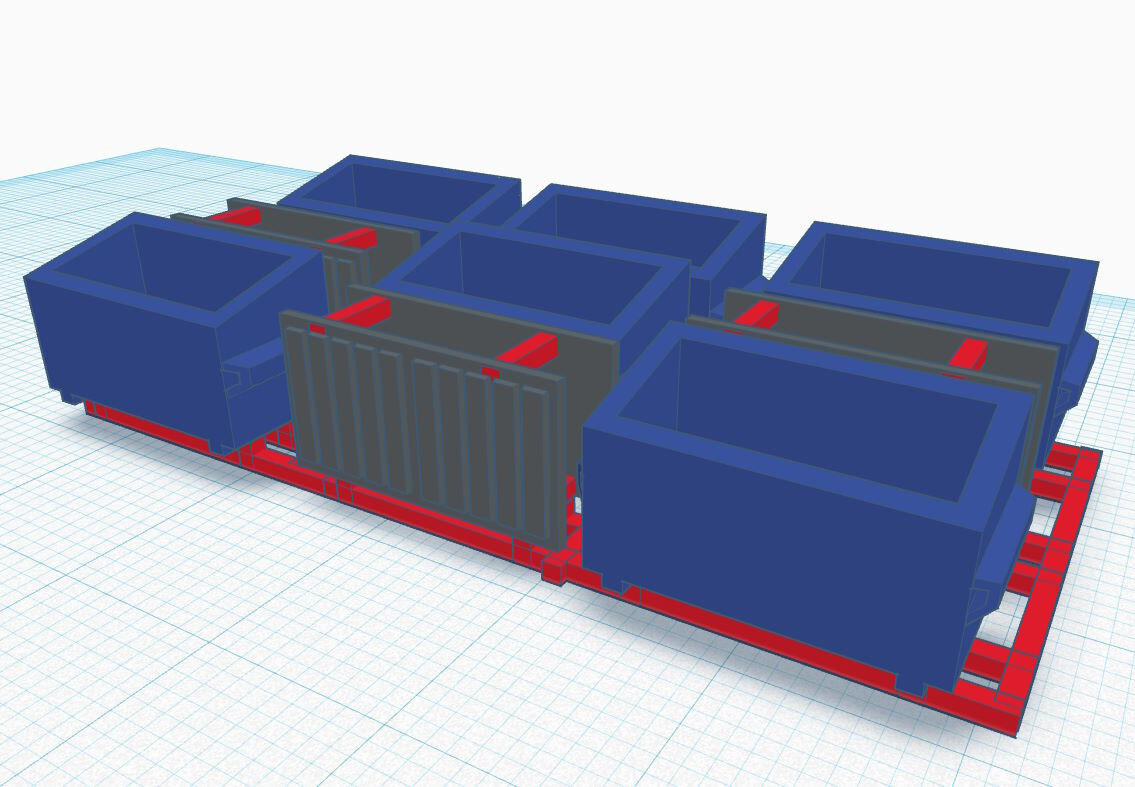 Z-Scale Dumpster and Lids