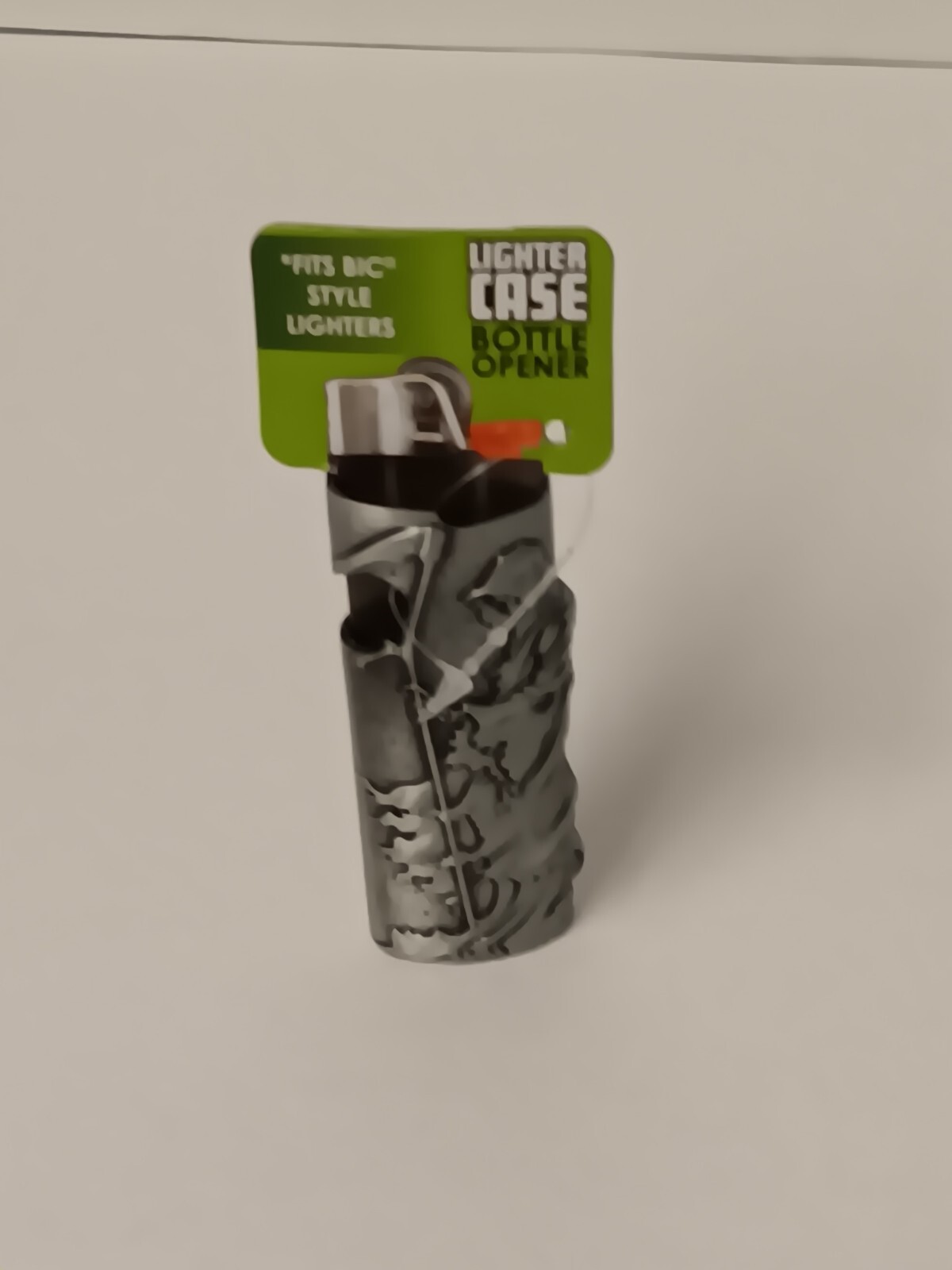 Smokezilla Lighter Case, Matte Black or Pewter, with Bottle Opener
