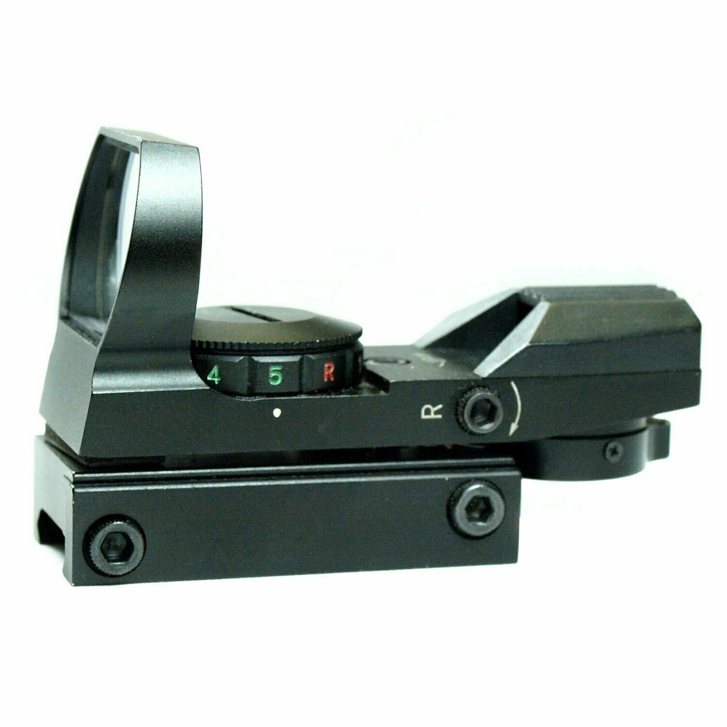 Tactical Holographic Reflex Red Green Dot Sight 4 Type Reticle for 20mm Rails