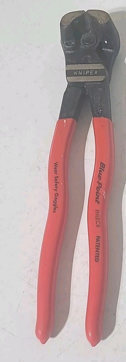 Blue-Point Tools (Knipex) PHLEC8 Ultra High-Leverage End Cutter - 8” Long Tool