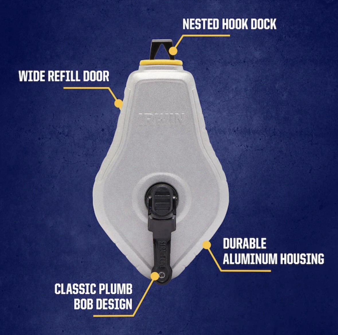 Irwin Strait-Line Classic Aluminum Chalk Reel