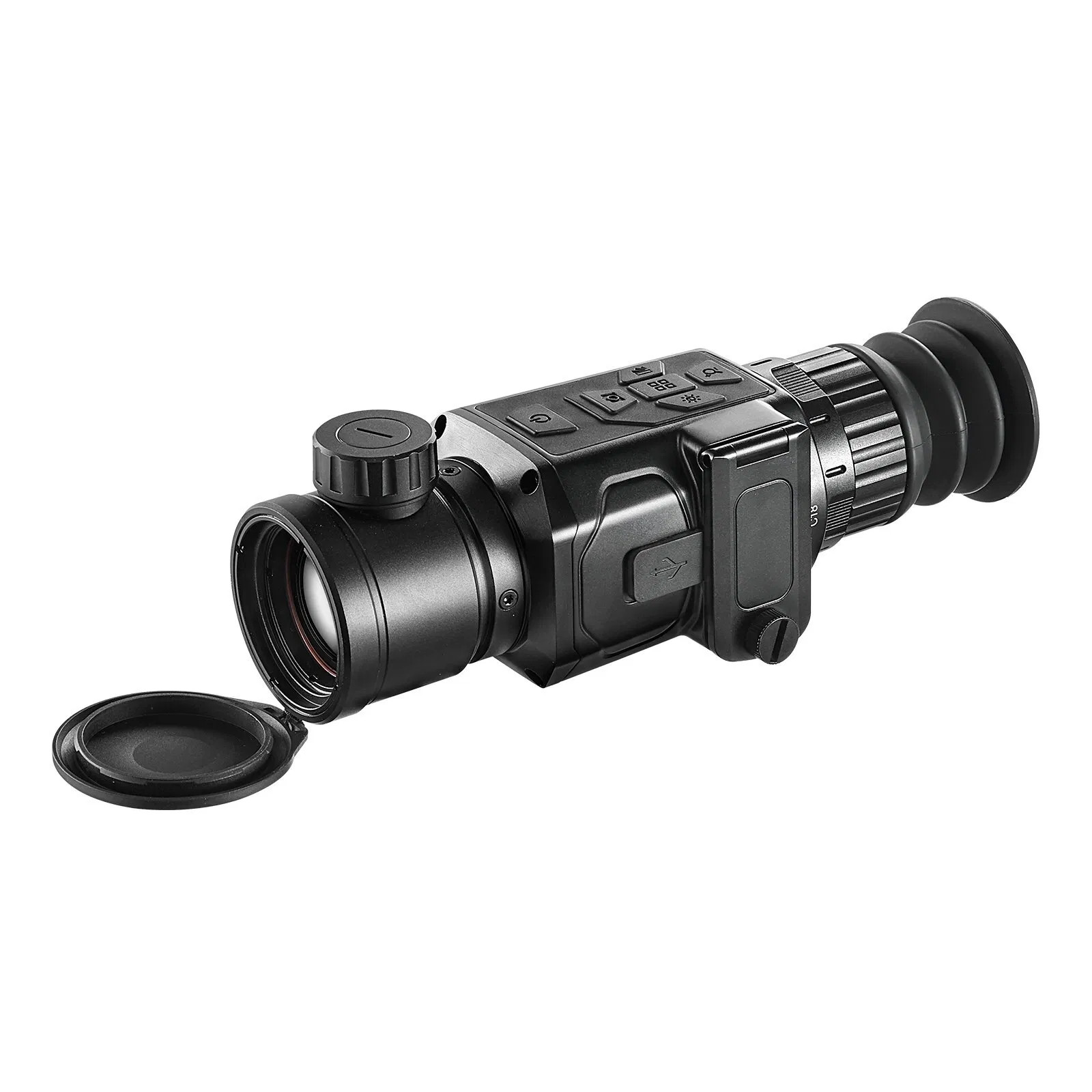 Thermal Imager Monocular Hunting Imaging Telescope 1X -8X Zoom 0.39" OLED Scrre