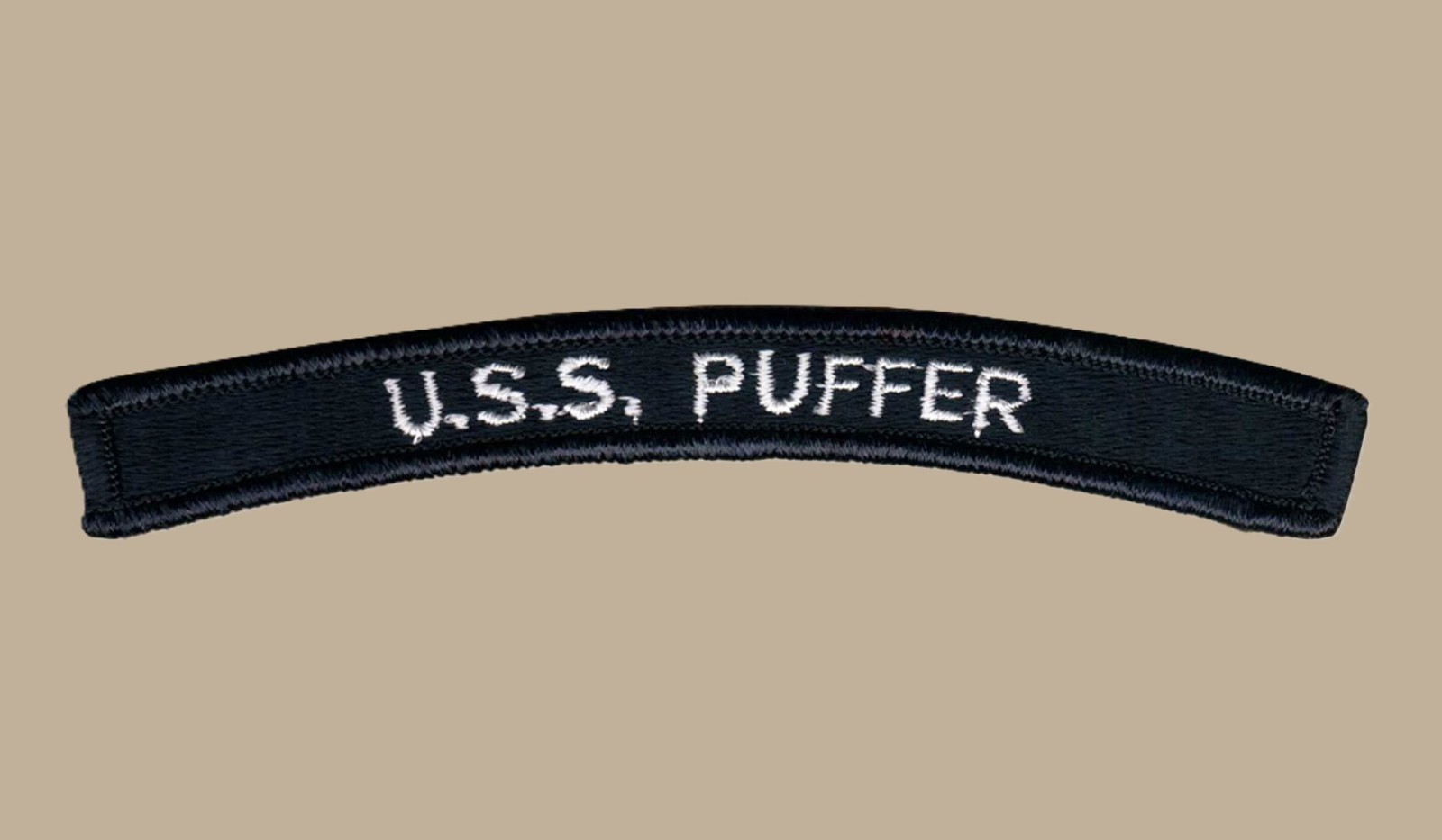 US Navy SSN-652 USS Puffer Submarine UIM Shoulder Rocker Tab (01)