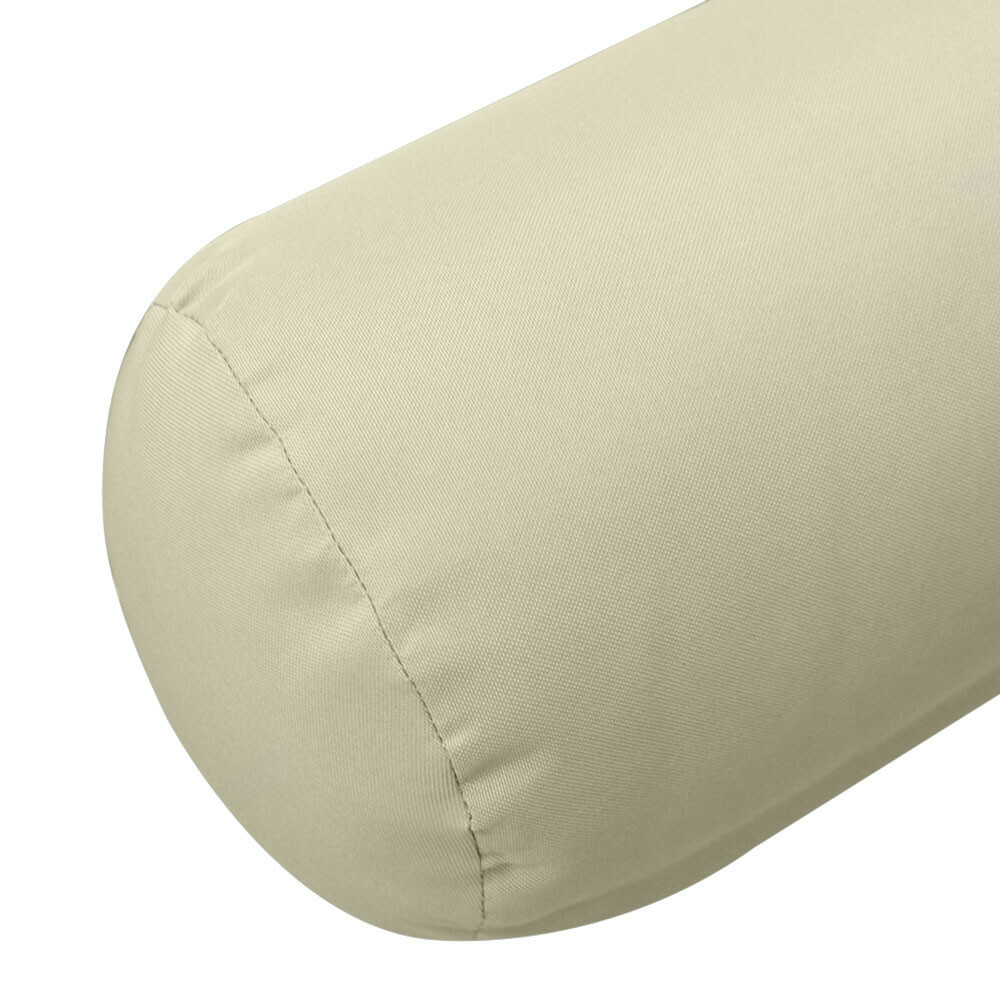 *COVER ONLY*-Style4 Outdoor Bolster Back Pillow Slipcover Knife Edge Twin AD005