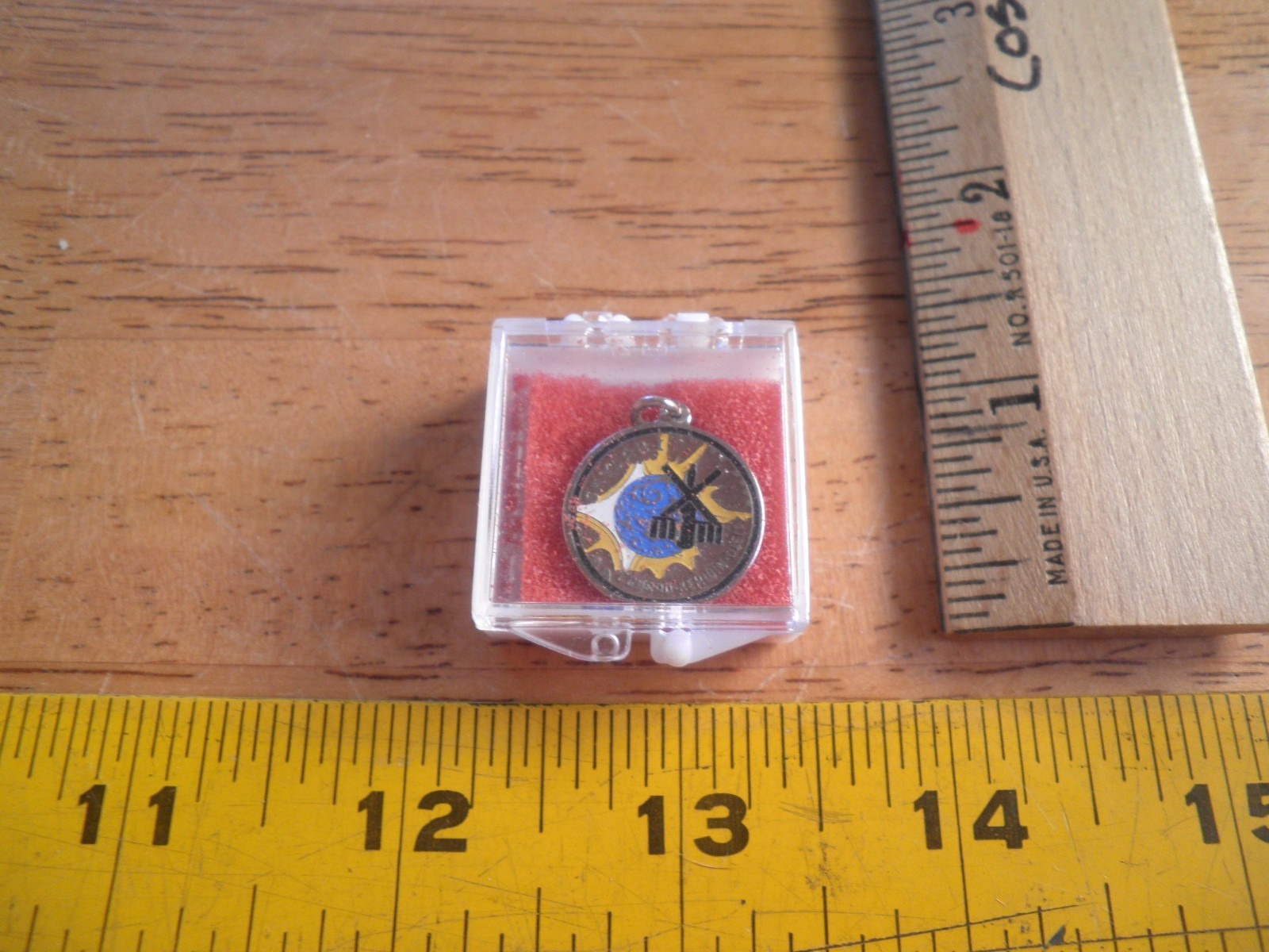 1970's NASA charm for bracelet Skylab in box space mission