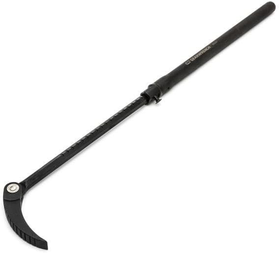 Compact 33 Inch Extendable Pry Bar with Locking Positions for Versatile Use