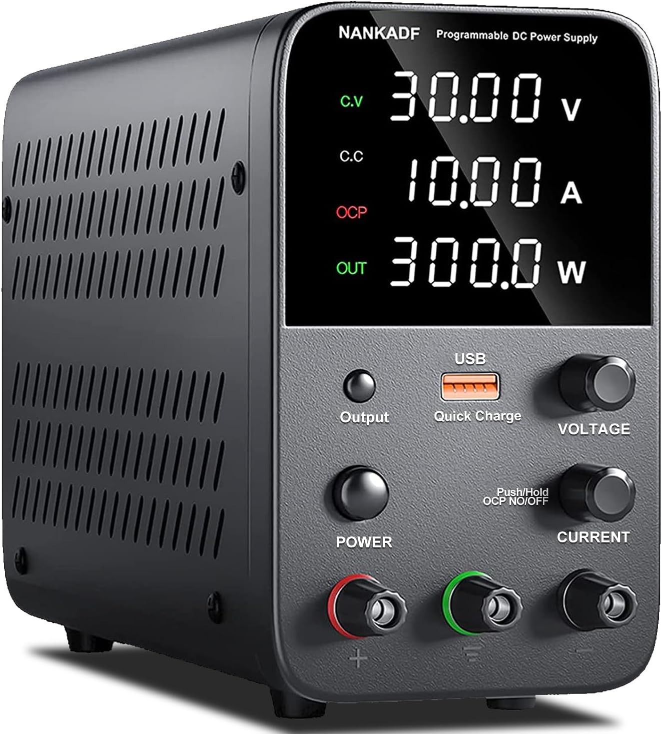 DC Power Supply Variable Bench 100W USB Fast Charging Overcurrent Protection