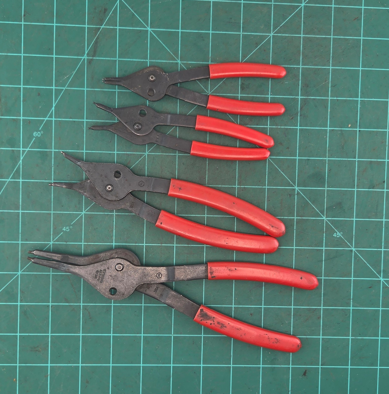 Mac Tools Retaining Snap Ring Pliers Straight Tip Set TP12 TP32 TP34 TP56 Lot