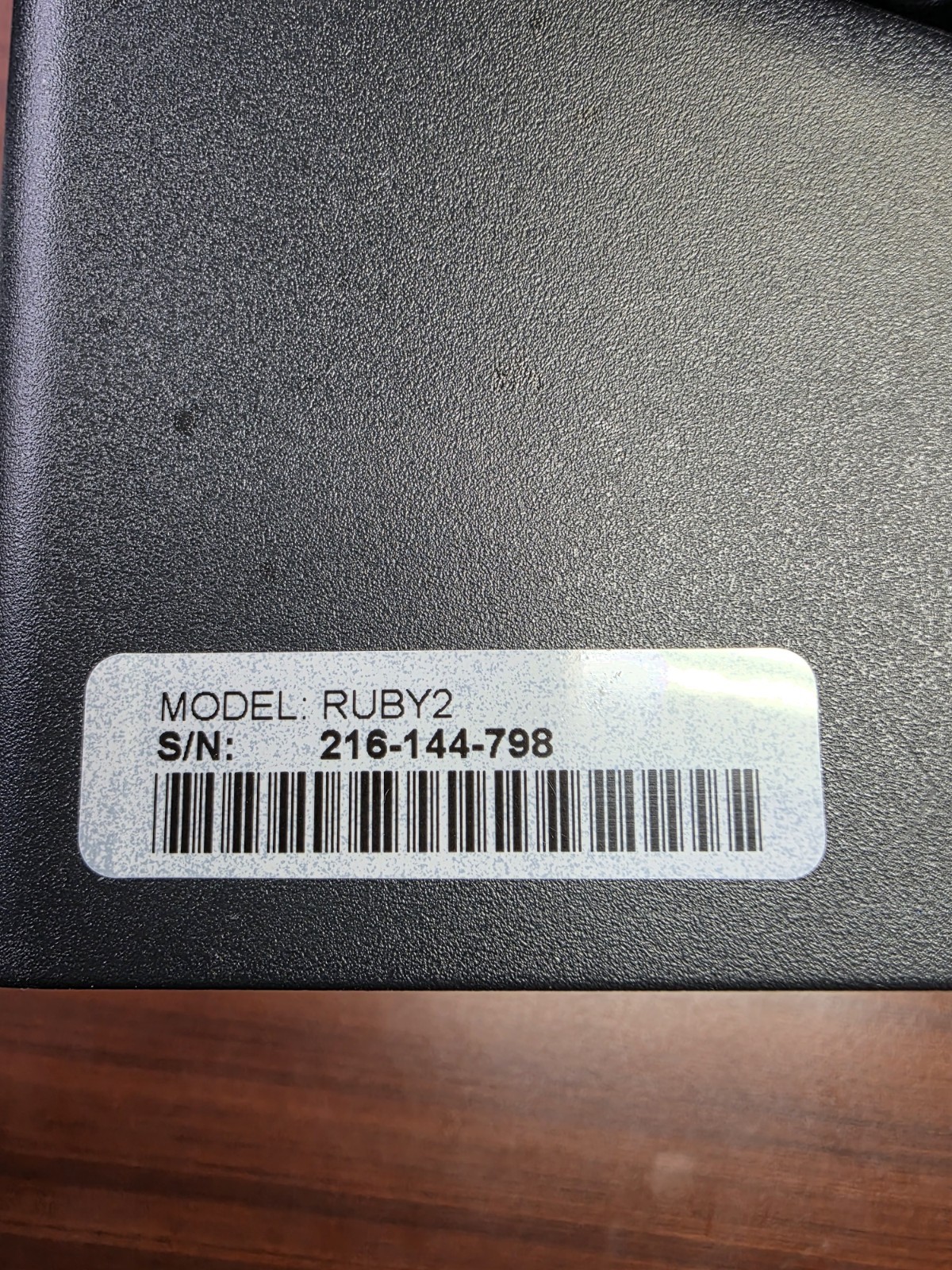Used- VERIFONE RUBY 2 Terminal Touchscreen