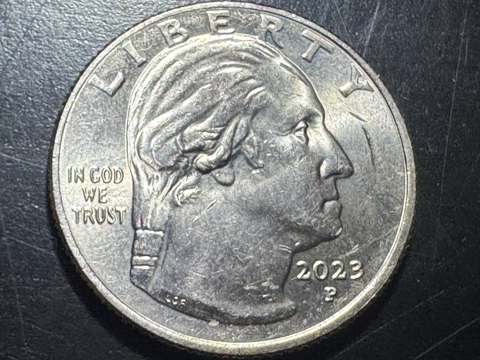 MARIA TALLCHIEF Quarter, Mint Error “In Cod We Trust” ; Rare