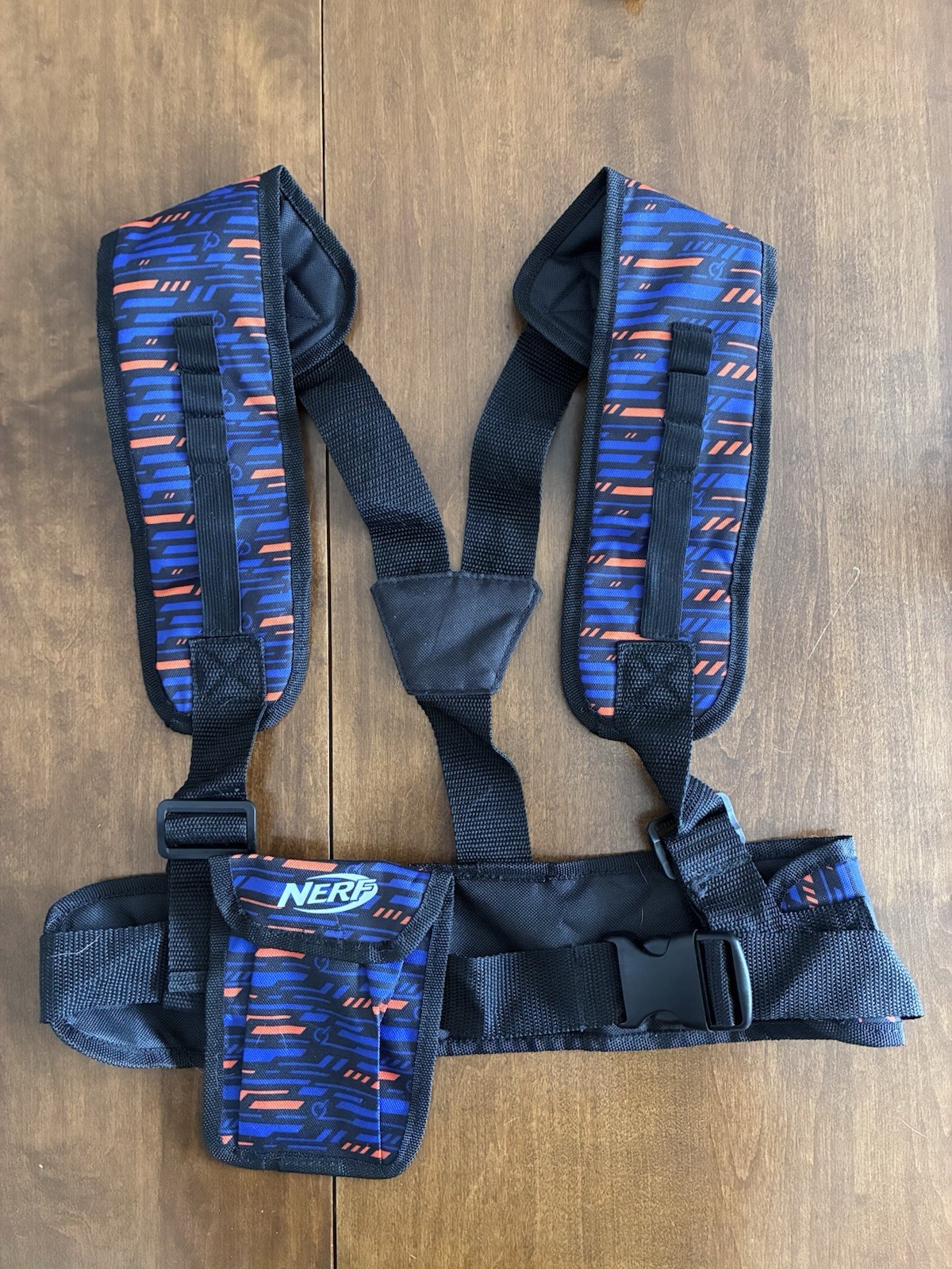 NERF Blaster Shoulder & Waist Strap Utility Vest Belt Hasbro For Most Blasters