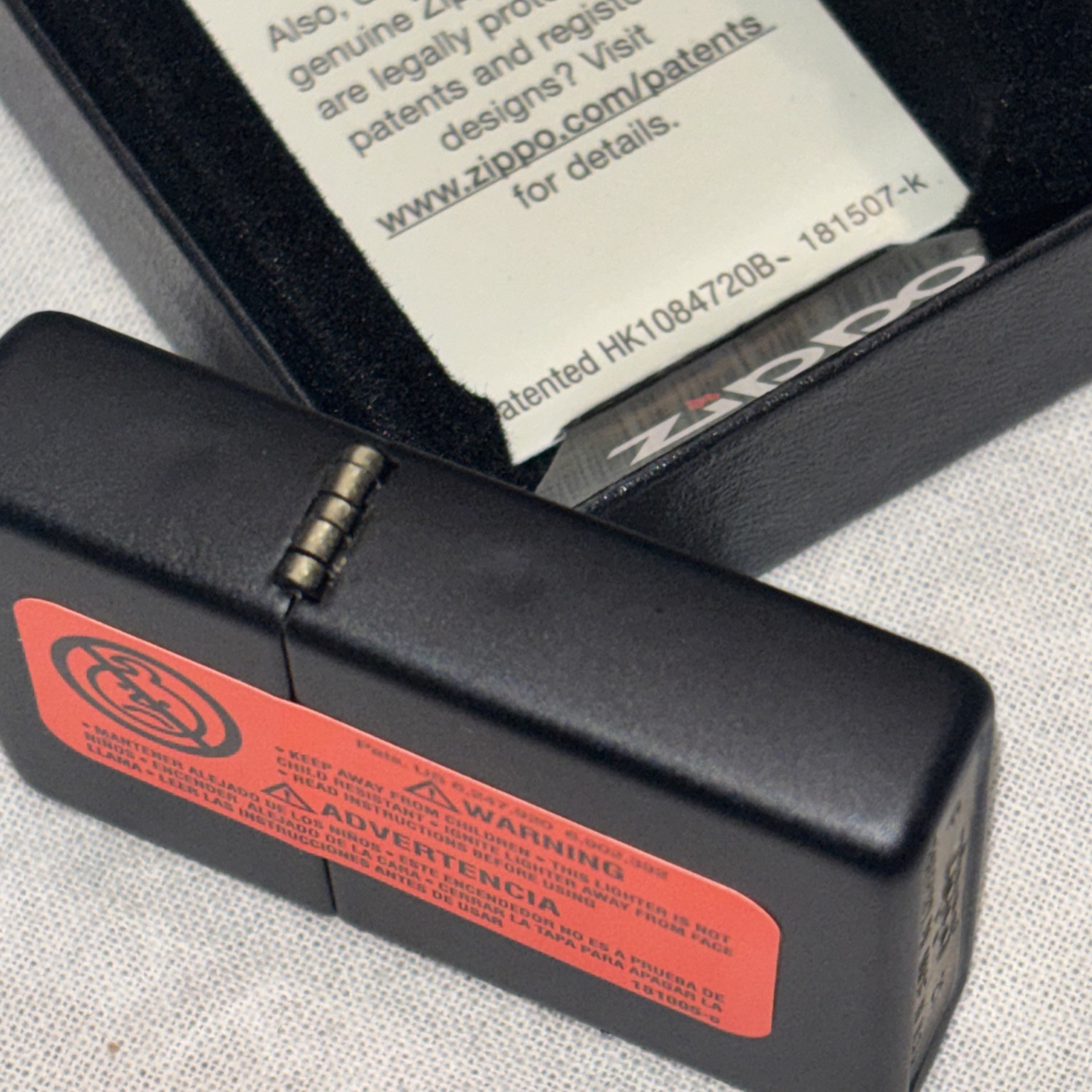 Zippo Lighter Camping I Hate People Sealed Nib