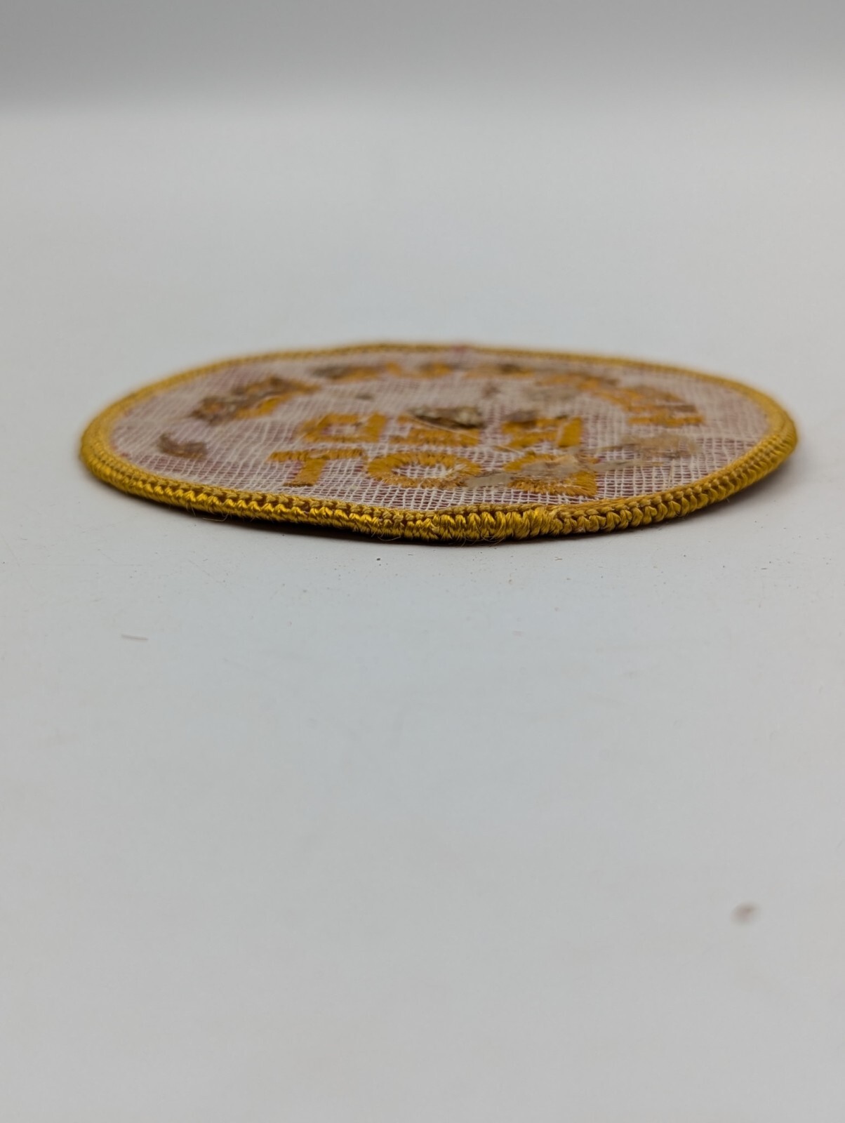 Vintage Hercules Red Dot Embroidered 3" Powder Sew On Patch
