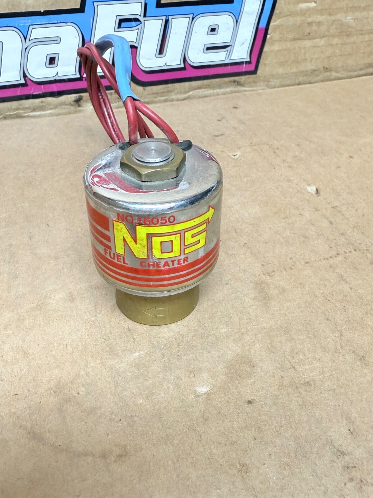 USED NOS CHEATER FUEL SOLENOID 16050 NITROUS OXIDE SYSTEMS