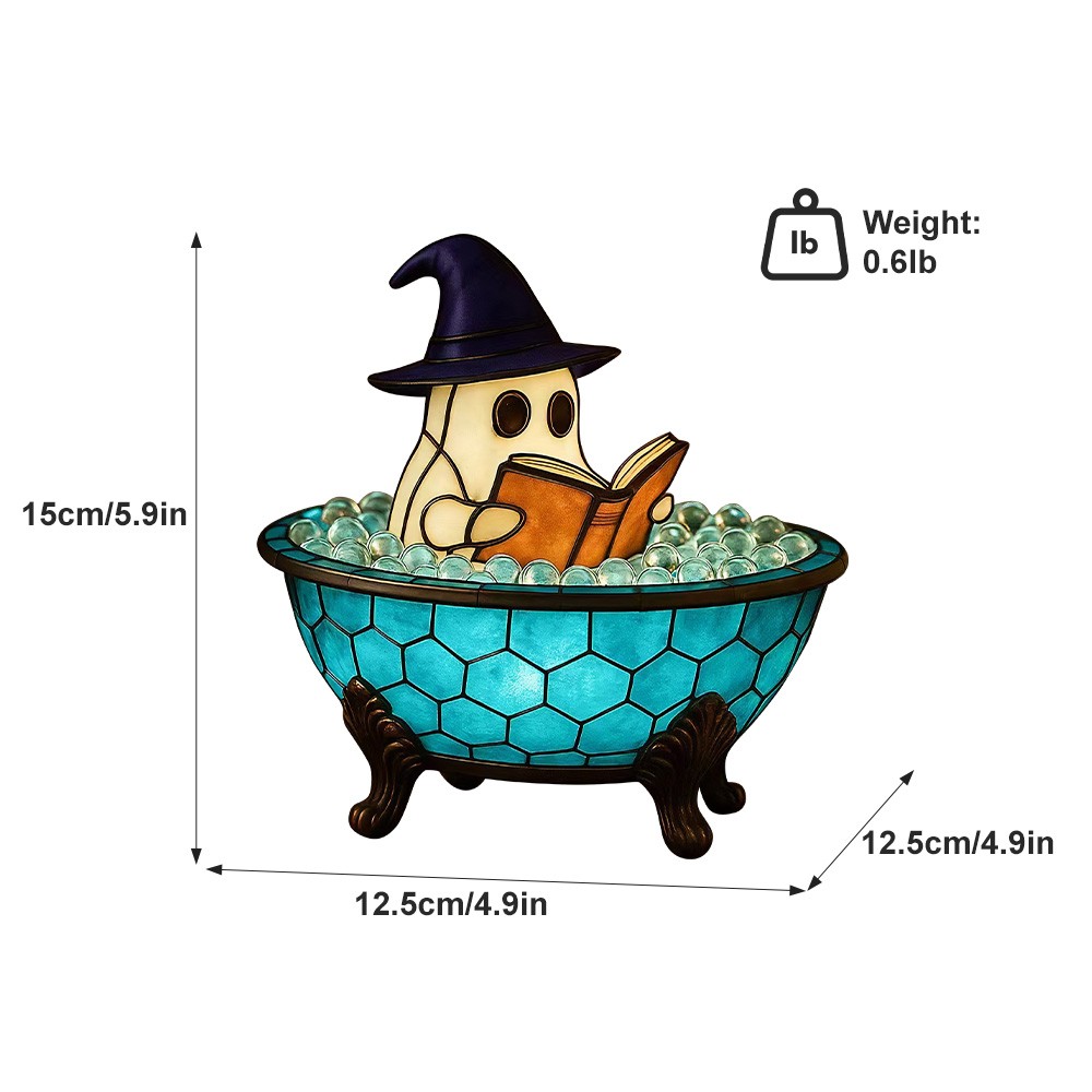 LED Ghost Bath Lamp Cute Night Light Ghost Bubble Bath Light for Living Room