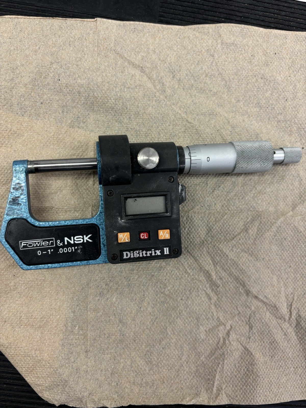 Fowler & NSK Digitrix II Digital Micrometer 0-1 in 0.0001 in Resolution
