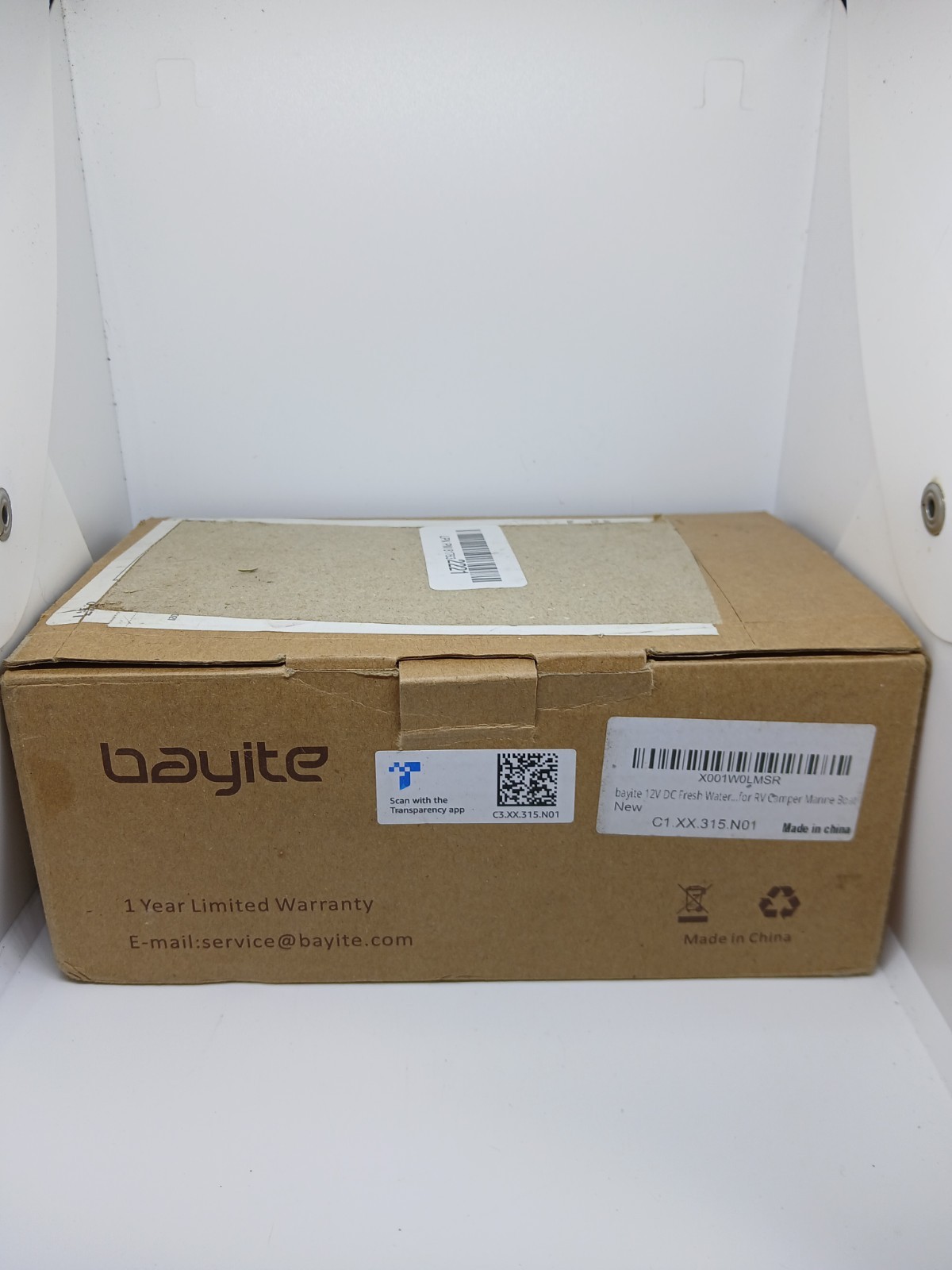 Bayite BYT-7A102 12V DC Fresh Water Diaphragm Pump - Self Priming