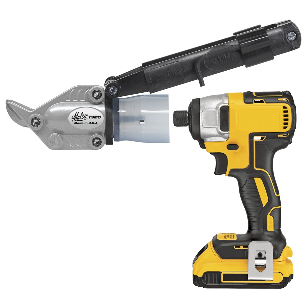Malco TSMD Double-Cut TurboShear Attachment |Clean Straight Edge on Both Sides