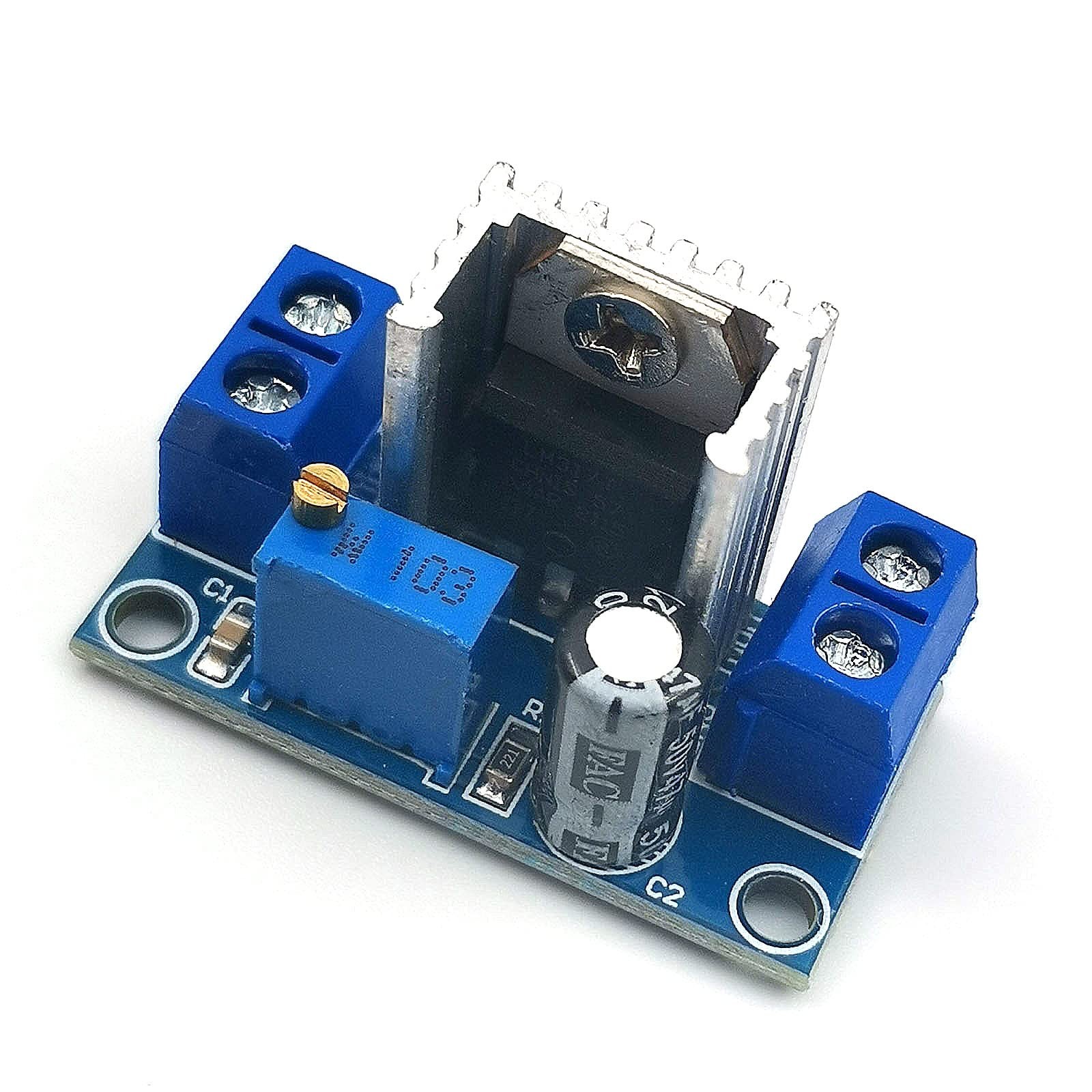 LM317 Adjustable Voltage Regulator DCDC StepDown Converter Board 2 PCS