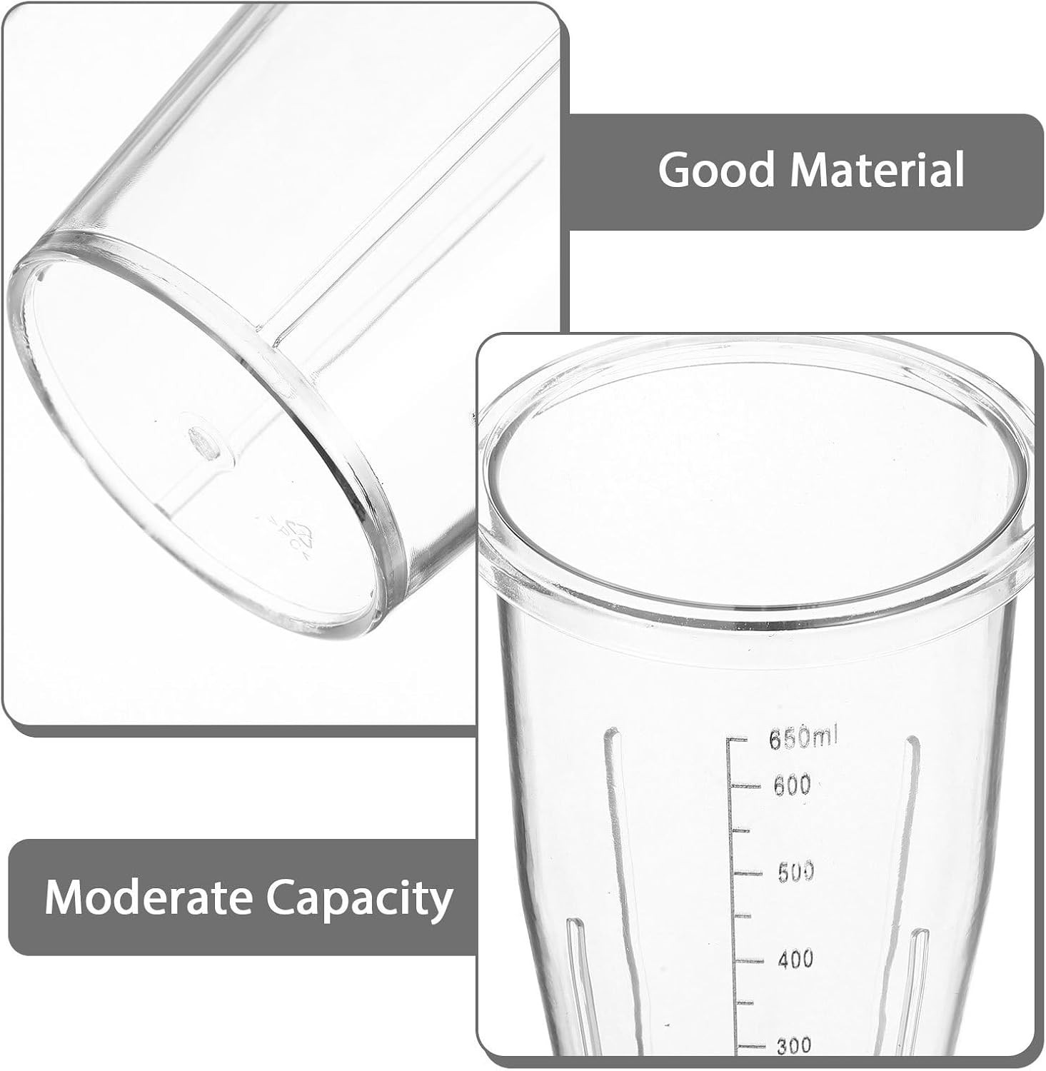 Replacement Mixing Cup for Immersion Blender - Precise Measurements & Multi-Use