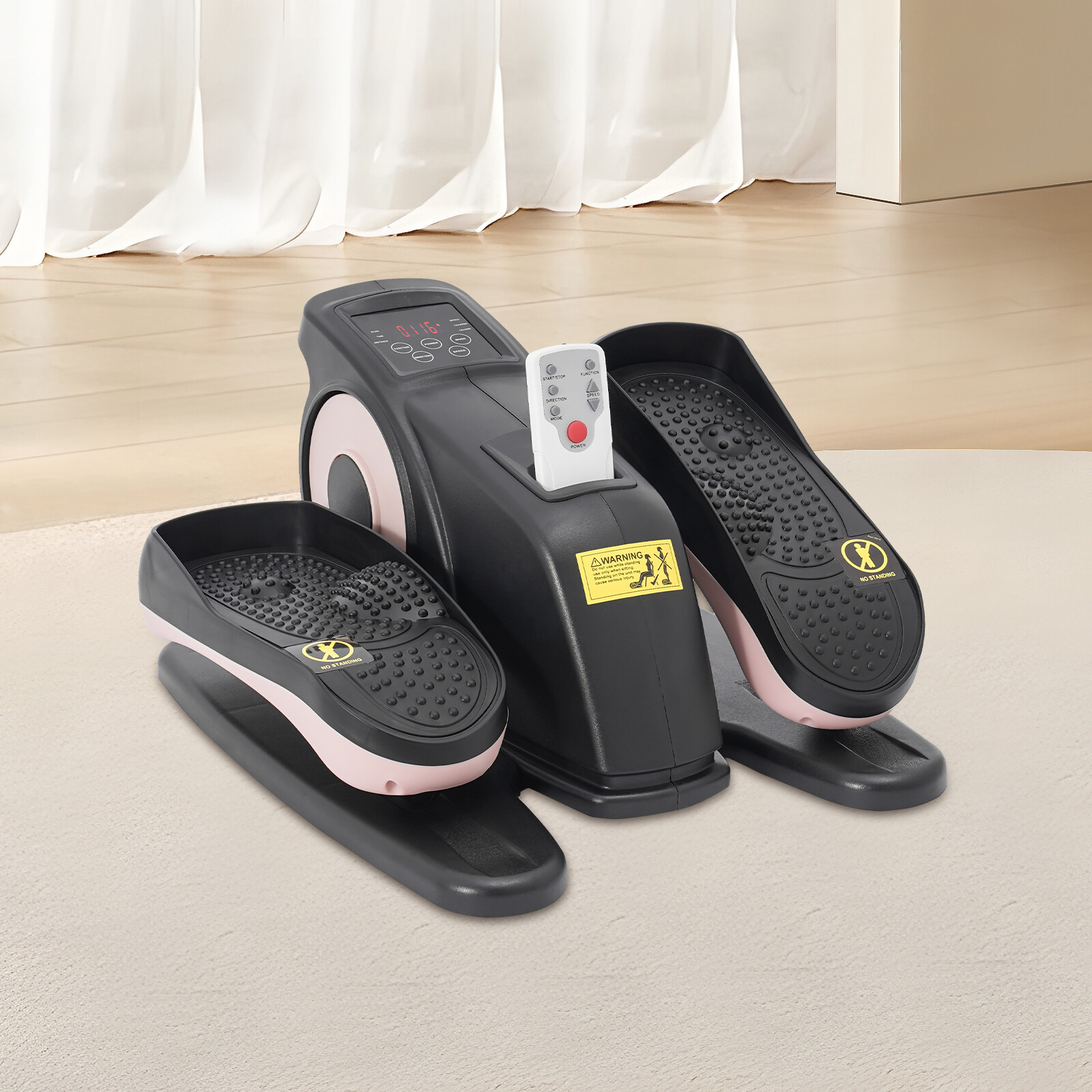 Pedal Exerciser Foot Pedal Exercise Machine Floor Standing+Remote Control 60W