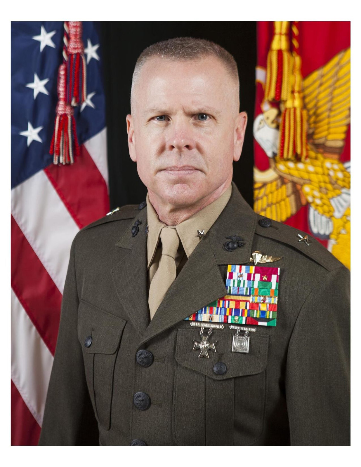 United States Marine General Michael F. Fahey III 8x10 Photo On 8.5" x 11"