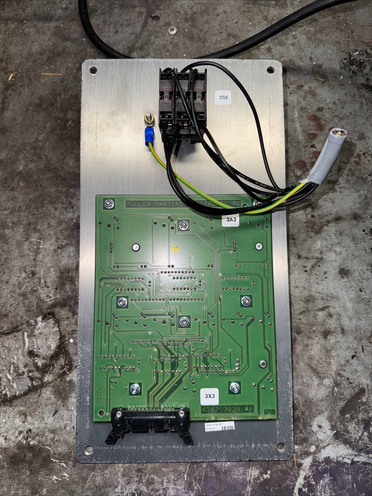MULLER MARTINI OPERATOR INTERFACE CONTROL CONTROLLER PANEL 4342.3030.4B 4342 NEW
