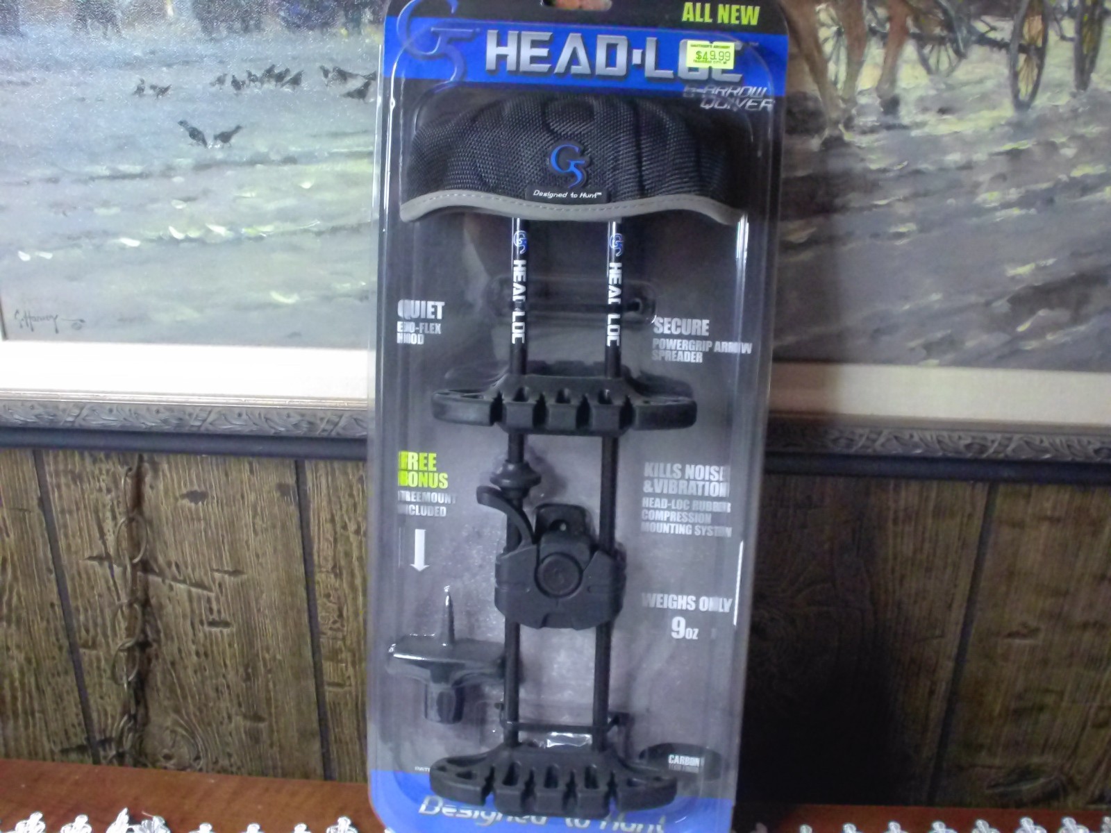 G5 Head Loc 9-ounce 6 Arrow Quiver Black BRAND-NEW carbon finish -#975