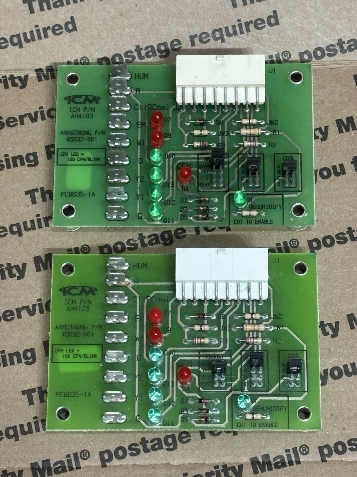 Armstrong 45632-001 ECM Blower Control Board ICM AH4103 PCB635-1 🔥Checked
