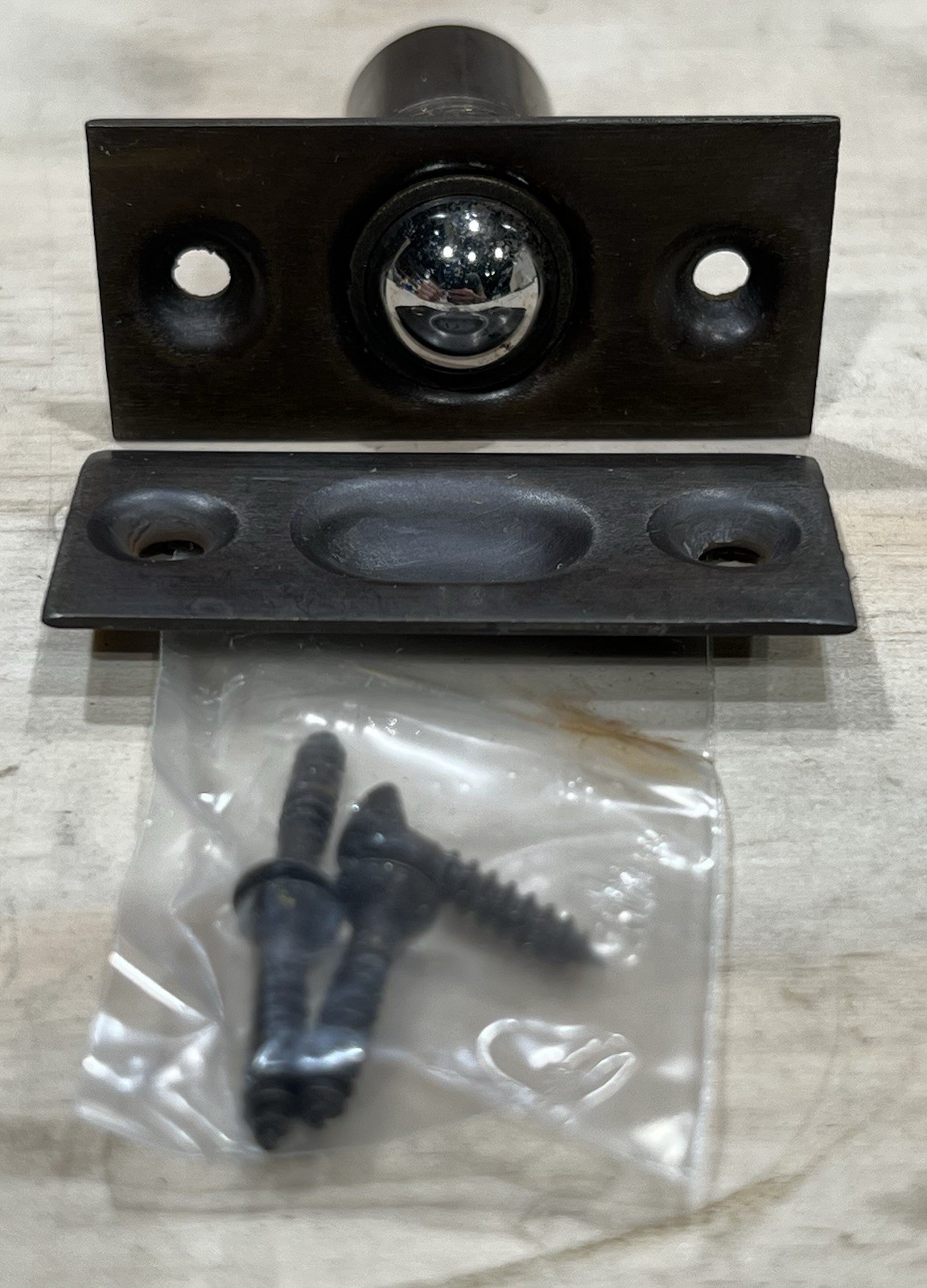 Baldwin 12010-112 Adjustable Ball Catch Venetian Bronze Finish NOS