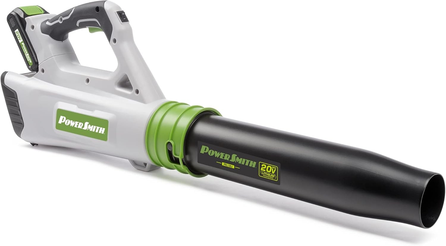 PowerSmith 20V Cordless Leaf Blower w/ Battery & Charger, 85 MPH, 310 CFM