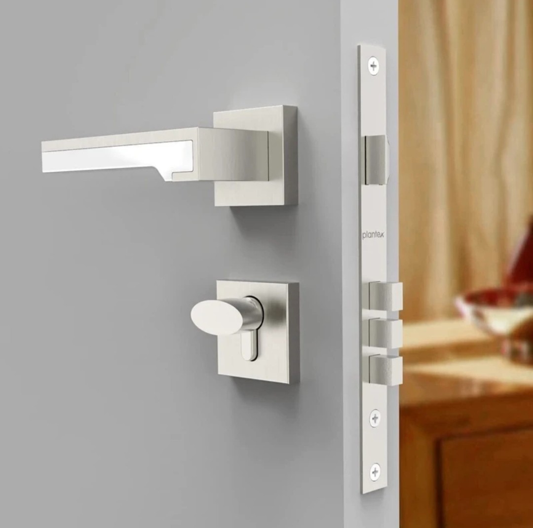 Heavy Duty Mortise Door Lock Set with Handles & Keys –Entry Door Lock Sets