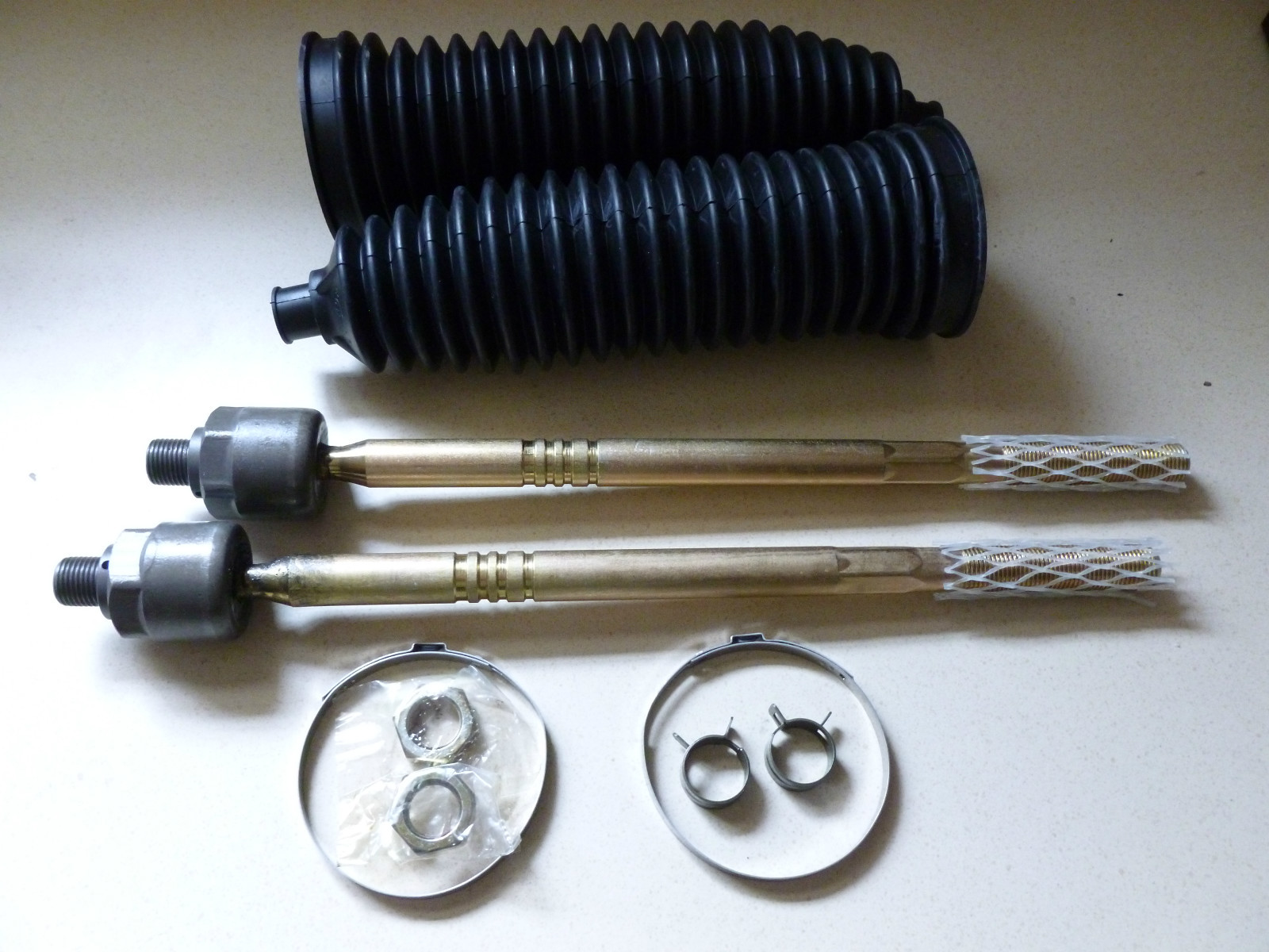 10 PIECE Inner Tie Rod & Bellow Kit-Fits: Dodge Viper 1992-2001-NON-VENTED