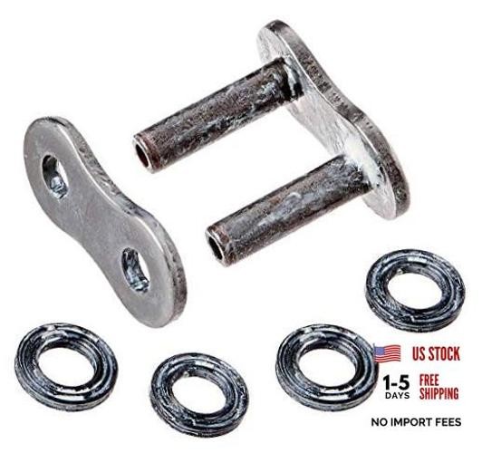 JT Chain JTC520X1R3RL (520 Series) X-Ring Rivet Type Connecting Link Black Steel