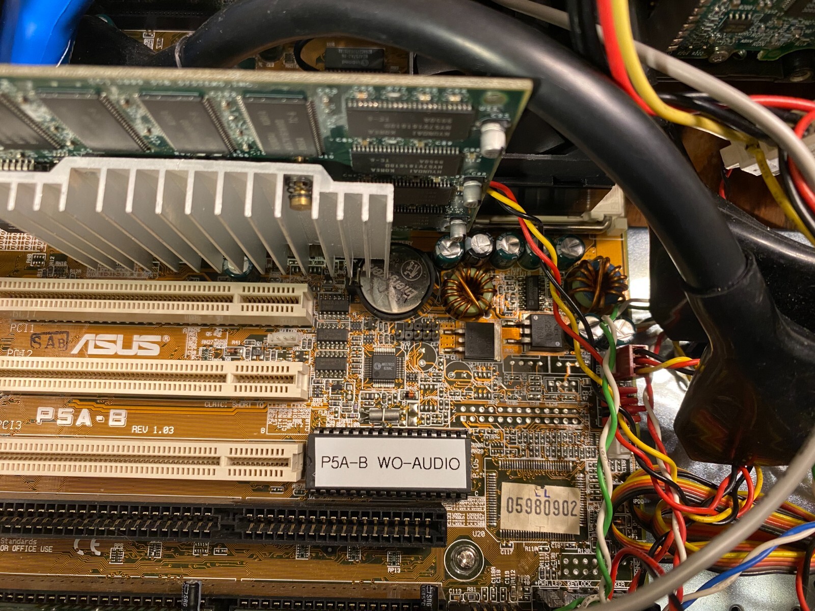 P5A-B CMOS CHIP flashed with the latest BIOS revision including the Boot Block