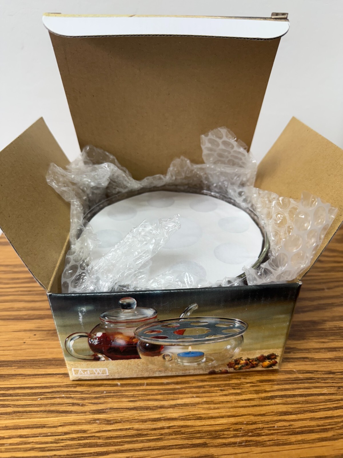 Adam Glass Tea Warmer