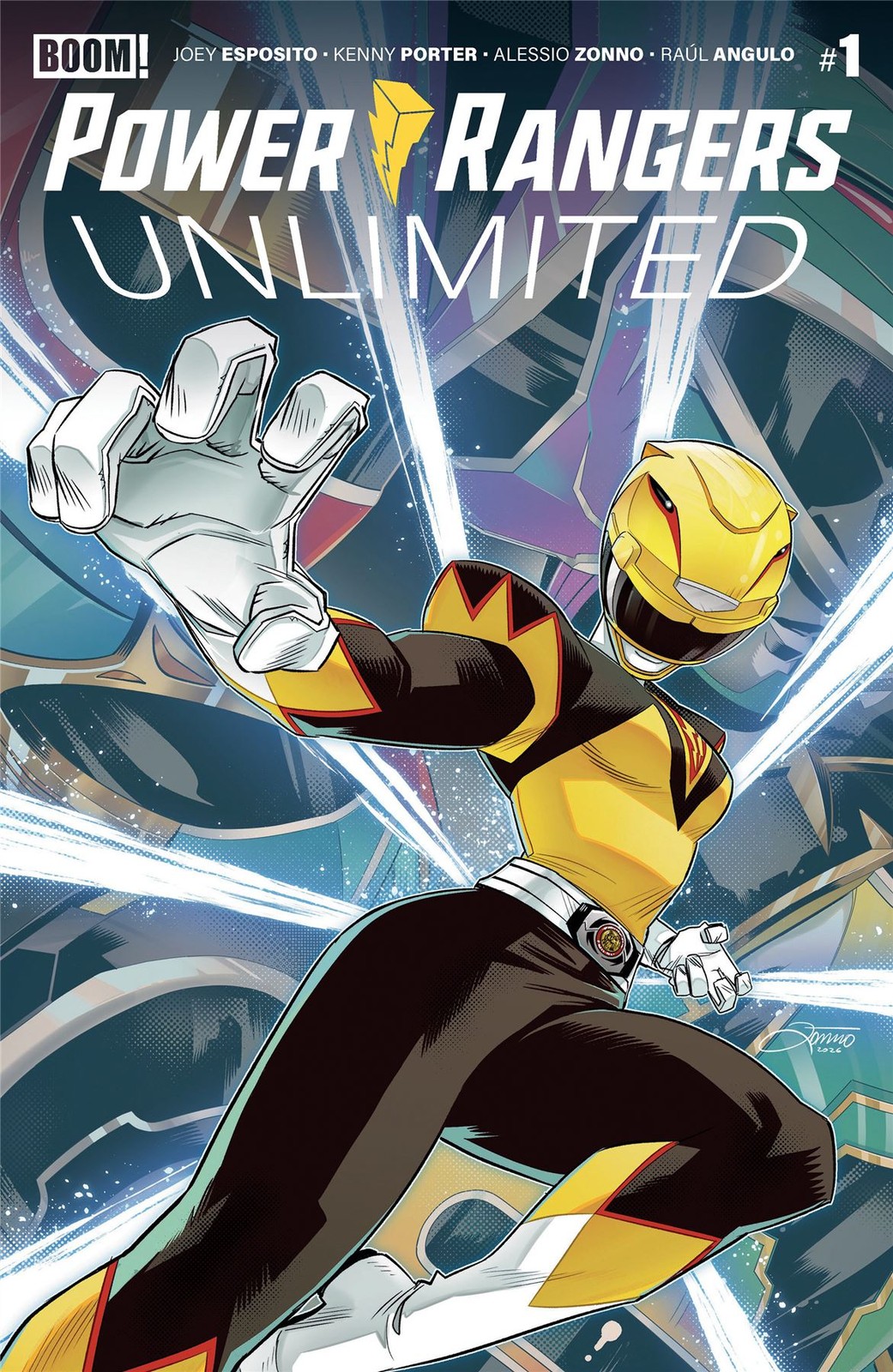 Power Rangers Unlimited #1 A Main (Dressed, Zonno) Boom Entertainment 2026