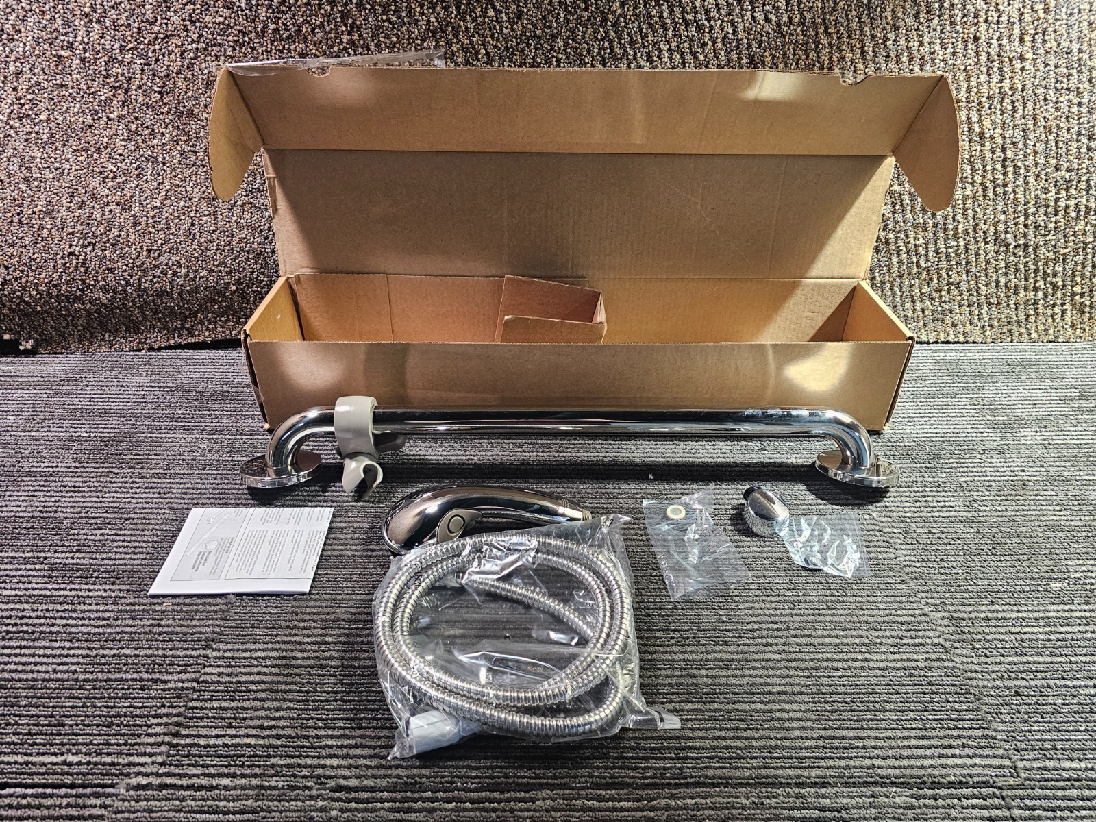 Cleveland 40124 Capstone Multi-Function Handheld Shower with Slidebar, Chrome