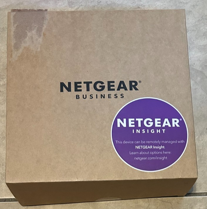 NETGEAR Business WAX620-100NAS Insight Wireless Access Point NEW Open Box