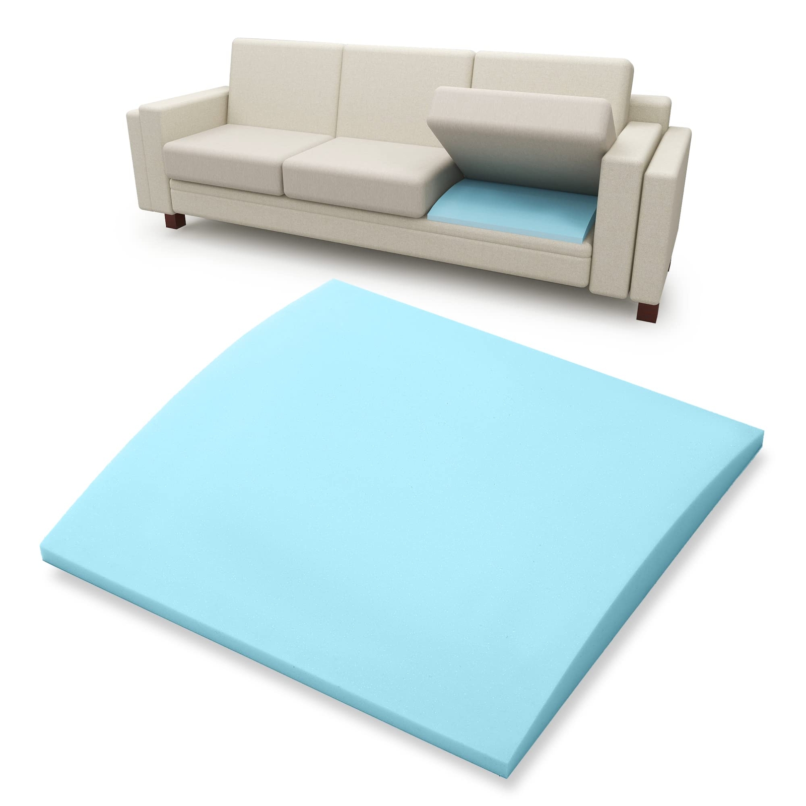 Couch Sofa Cushion Support for Sagging Seat Arched Furniture Seat Under Cushion