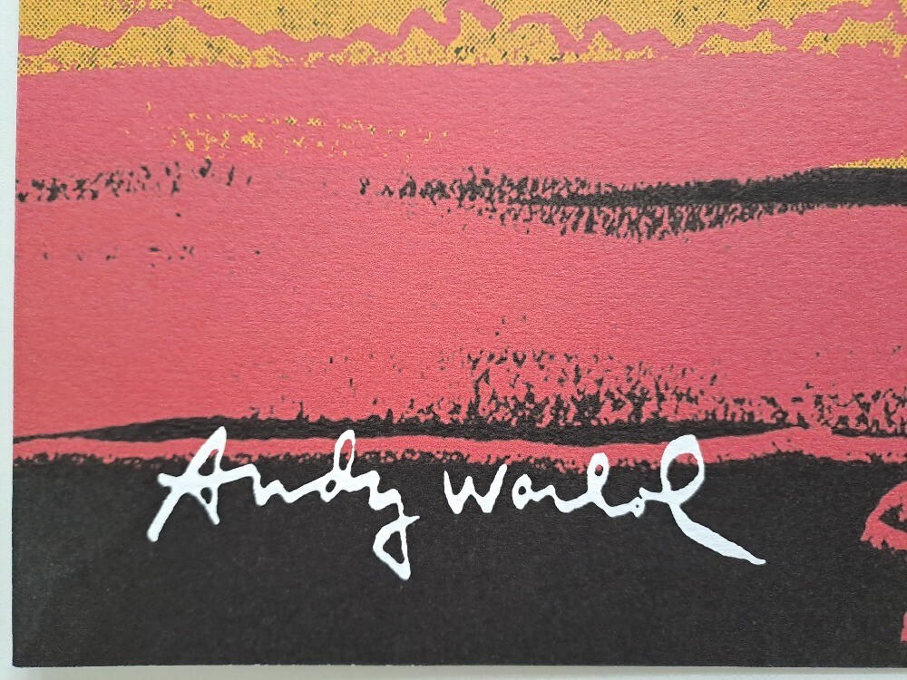 1980s Andy Warhol Signed Limited Edition Lithograph - Vesuvius