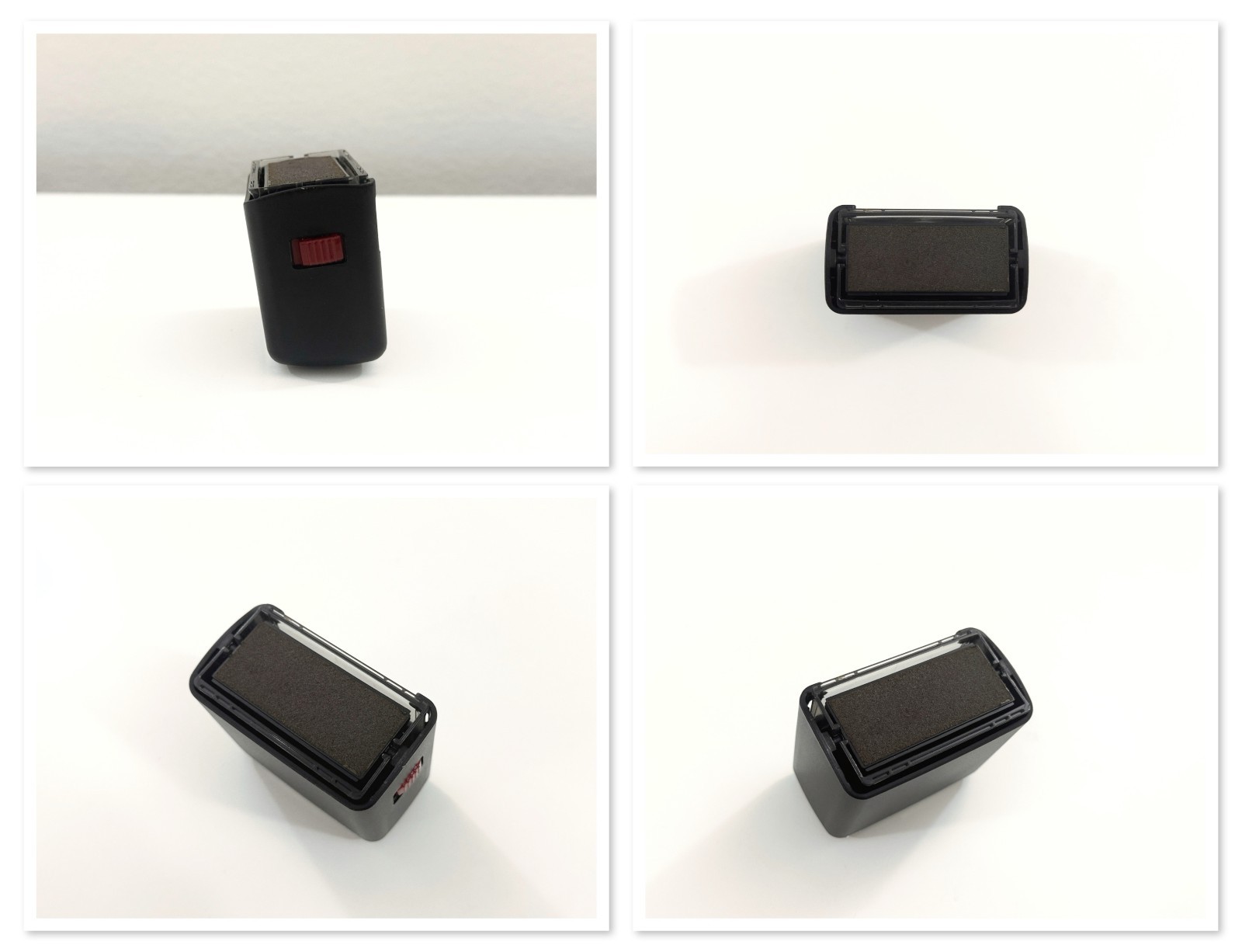 Blank Large Self-Inking Stamp in Black Ink