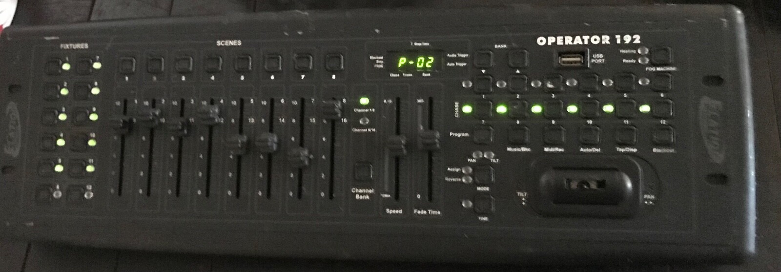 Elation DMX Programmer Channel Tabletop Lighting Controller OPERATOR 192