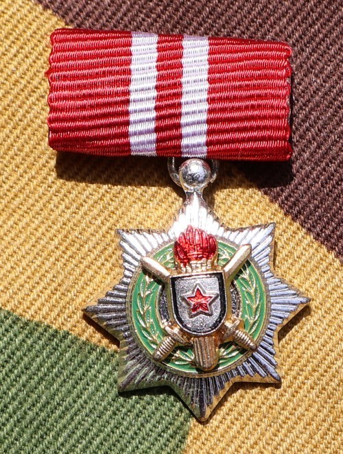 Miniature Yugoslav medal Order of Military Merit with Silver Swords 2nd class