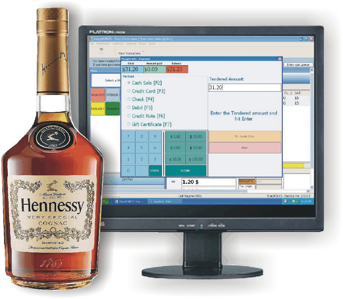 Quality Retail POS System- CPU Box +FREE POS Software  - For Liquor- Retail