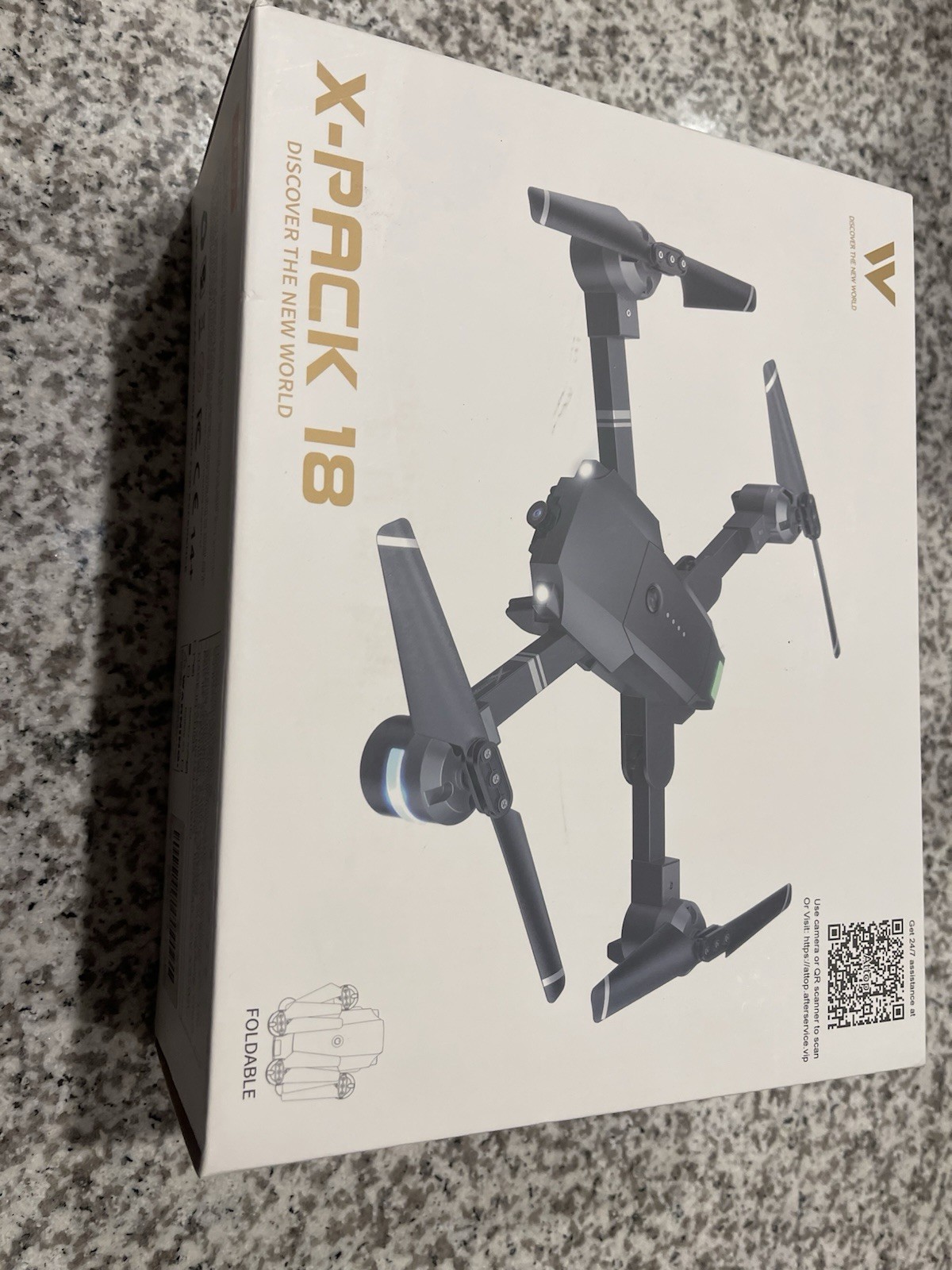 Attop X-Pack 18 Camera Drone with Controller Accessories & Case