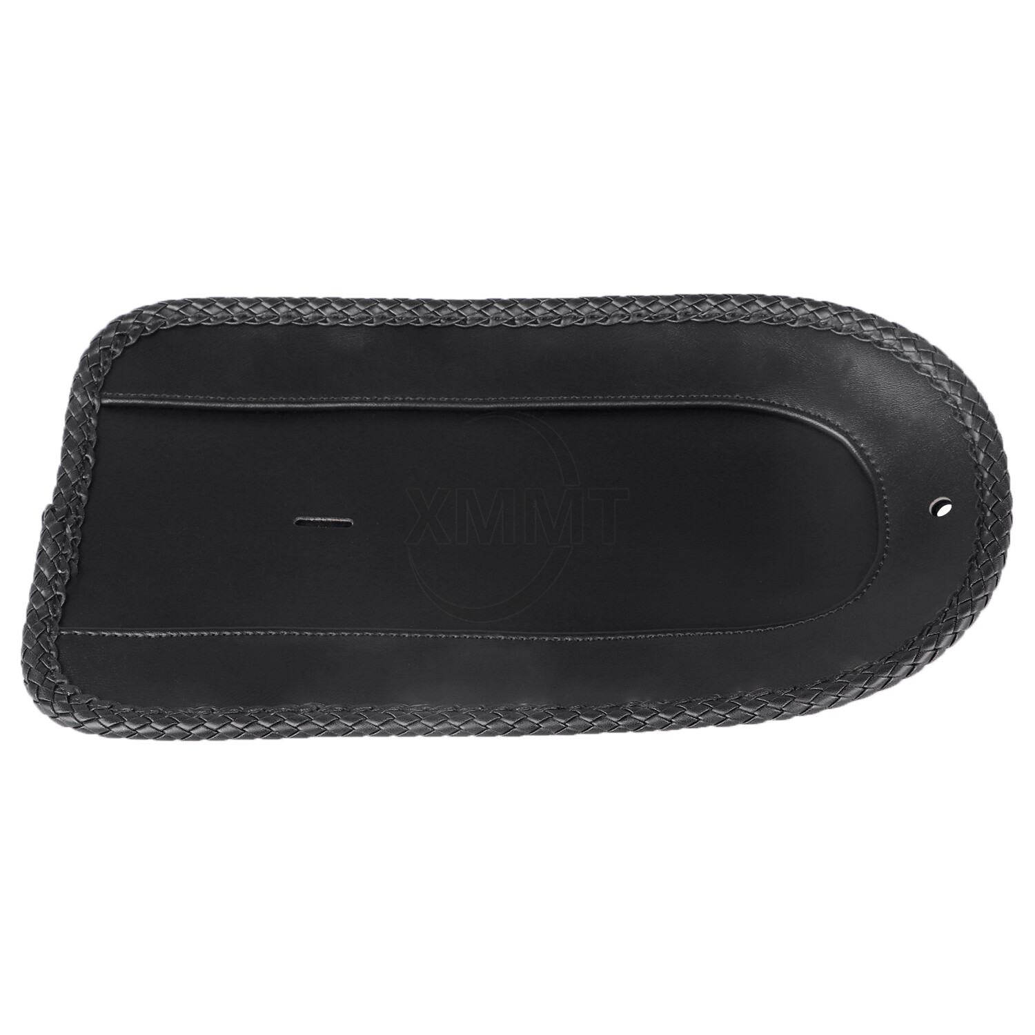 Black Rear PU Fender Bib Solo Seat for Harley Fatboy EFI FLSTFI FLSTF Softail