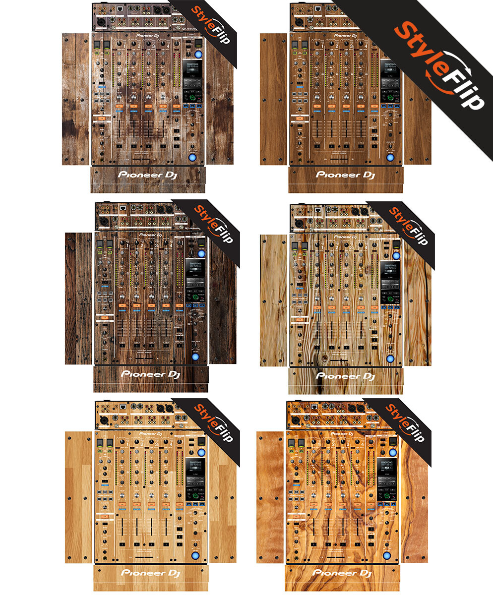 Pioneer DJM-900NXS2 Skin | 6 Wood Designs | Protective Decal | StyleFlip Skins