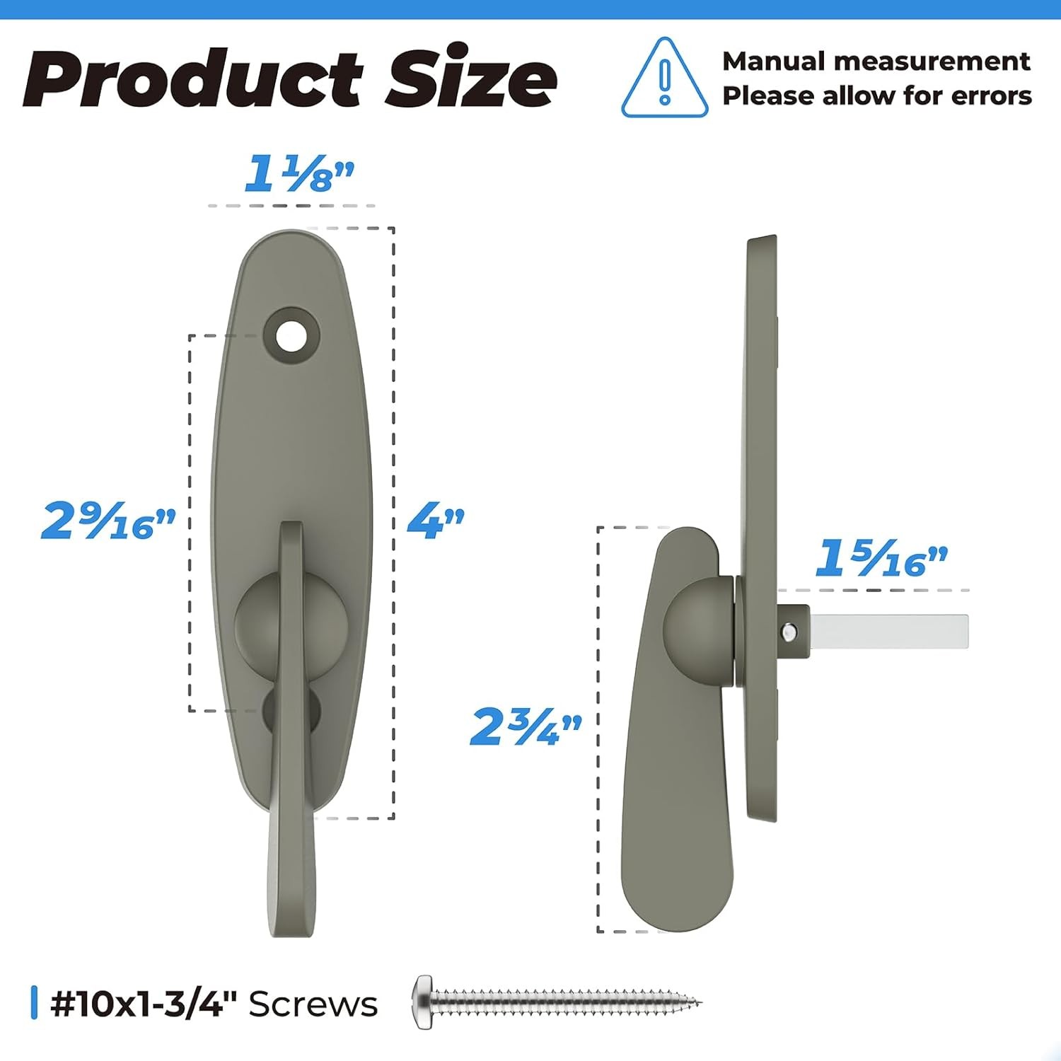 Replacement Andersen Gliding Door Thumb Latch Compatible with Andersen Sliding